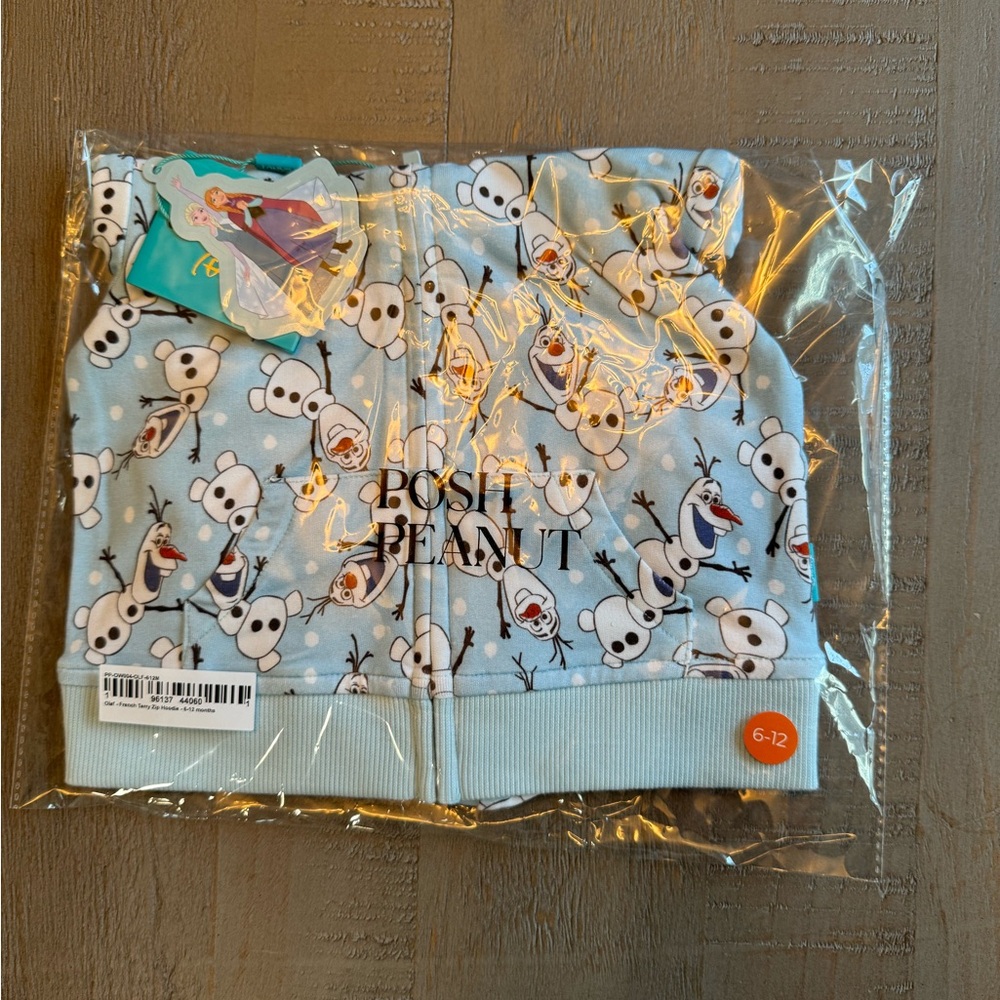 Posh Peanut 6-12m Olaf Frozen Hoodie